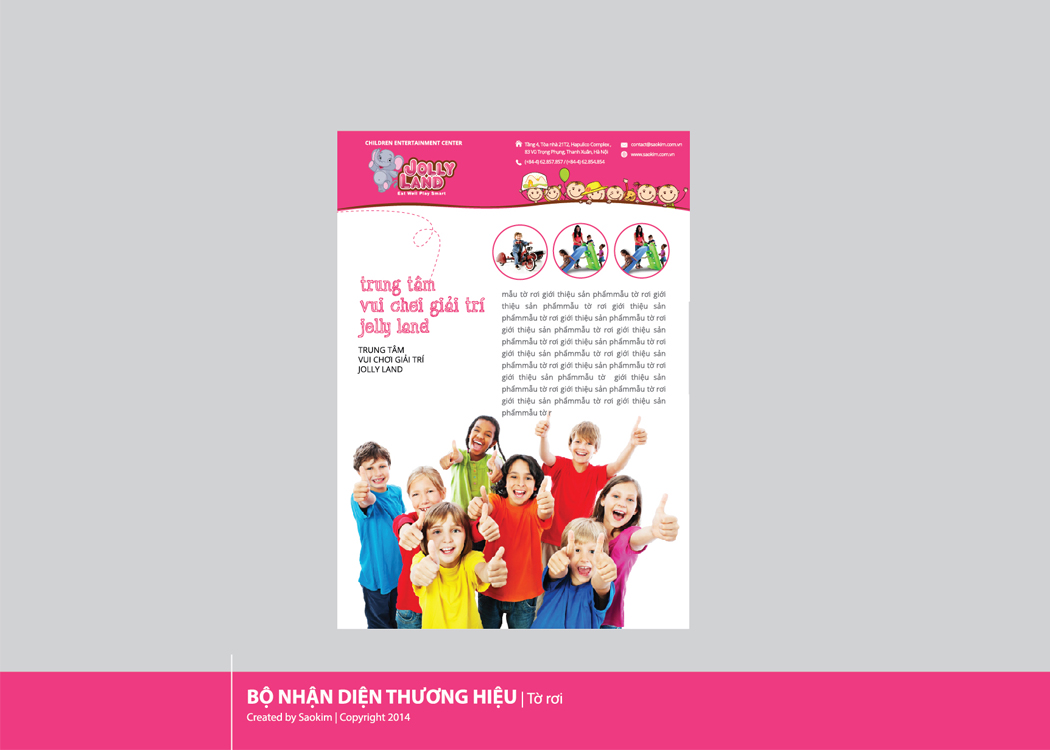 JOLLY LAND - Thiết kế thương hiệu khu vui chơi trẻ em Jolly Land